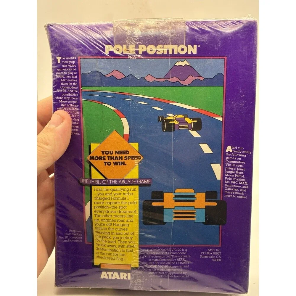 Pole Position for Commodore Vic-20 — Brand New